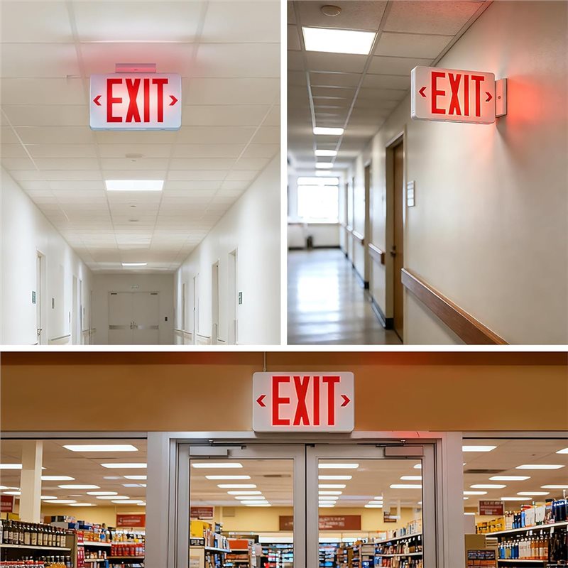ABKQ-UL Sertifikalı, Batarya D - Emergency Exit Sign incelemesi ve fiyatı