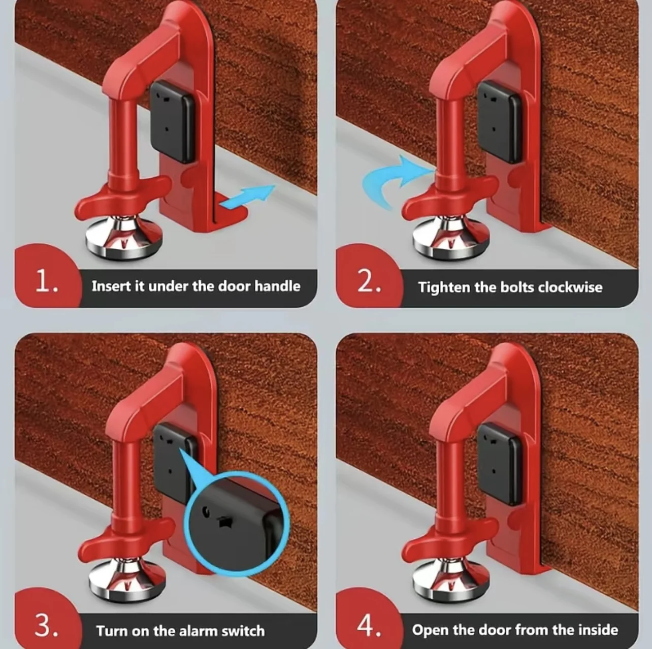 1 adet Taşınabilir Alarm Kapı  - Door Stop Alarm incelemesi ve fiyatı