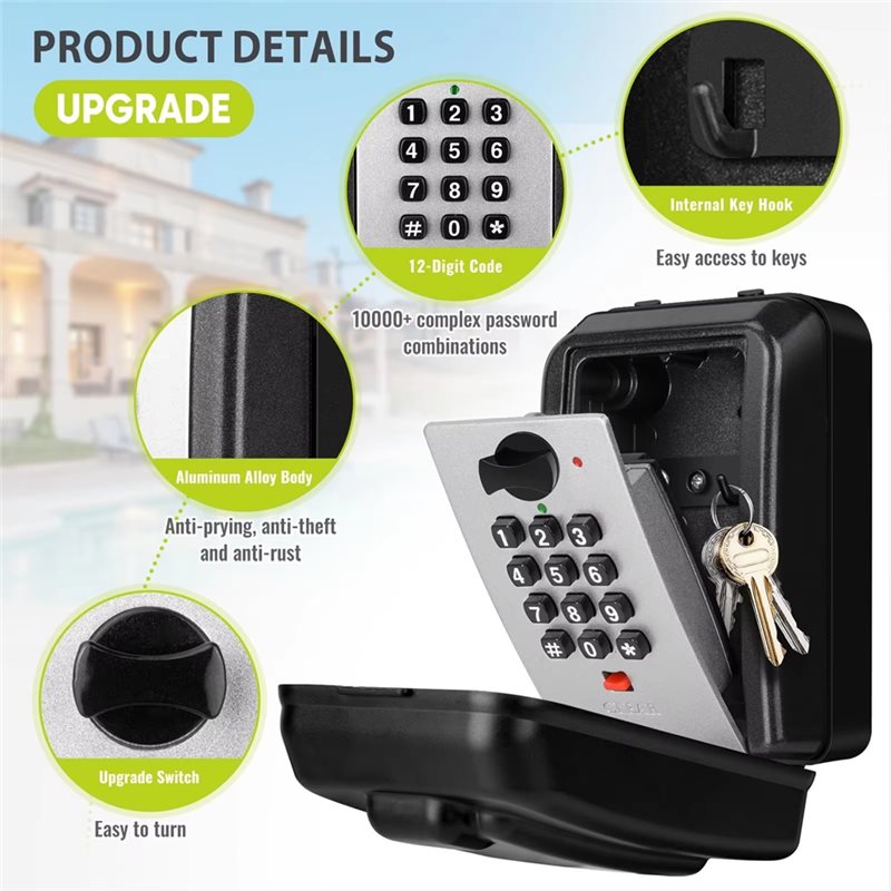 DIGIT-Su Geçirmez Şifreli Kili - Lockbox Key Secure incelemesi ve fiyatı
