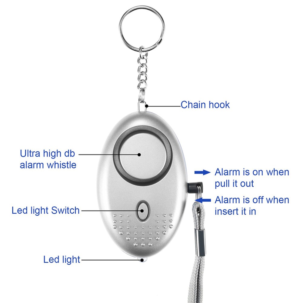 130dB Kendini Savunma Alarmı A - Personal Alarm Keychain incelemesi ve fiyatı