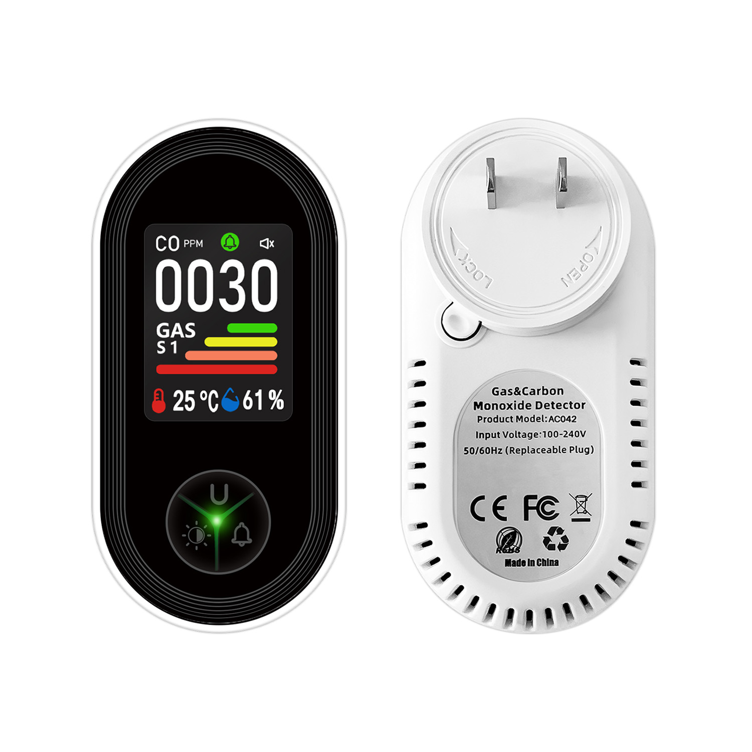 OEM Tak ve Çalıştır 4'ü 1 Arad - Co Detector Plug incelemesi ve fiyatı