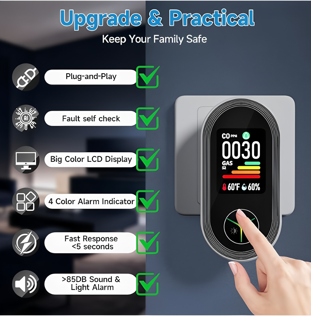 OEM Tak ve Çalıştır 4'ü 1 Arad - Co Detector Plug incelemesi ve fiyatı